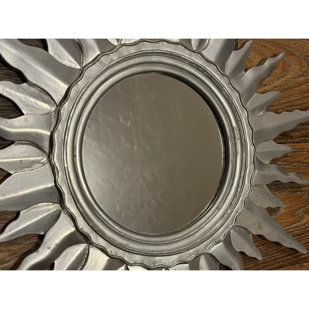 Vintage MCM Sunburst Starburst Mirror 15